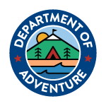 Logo Department of Adventure Bleu