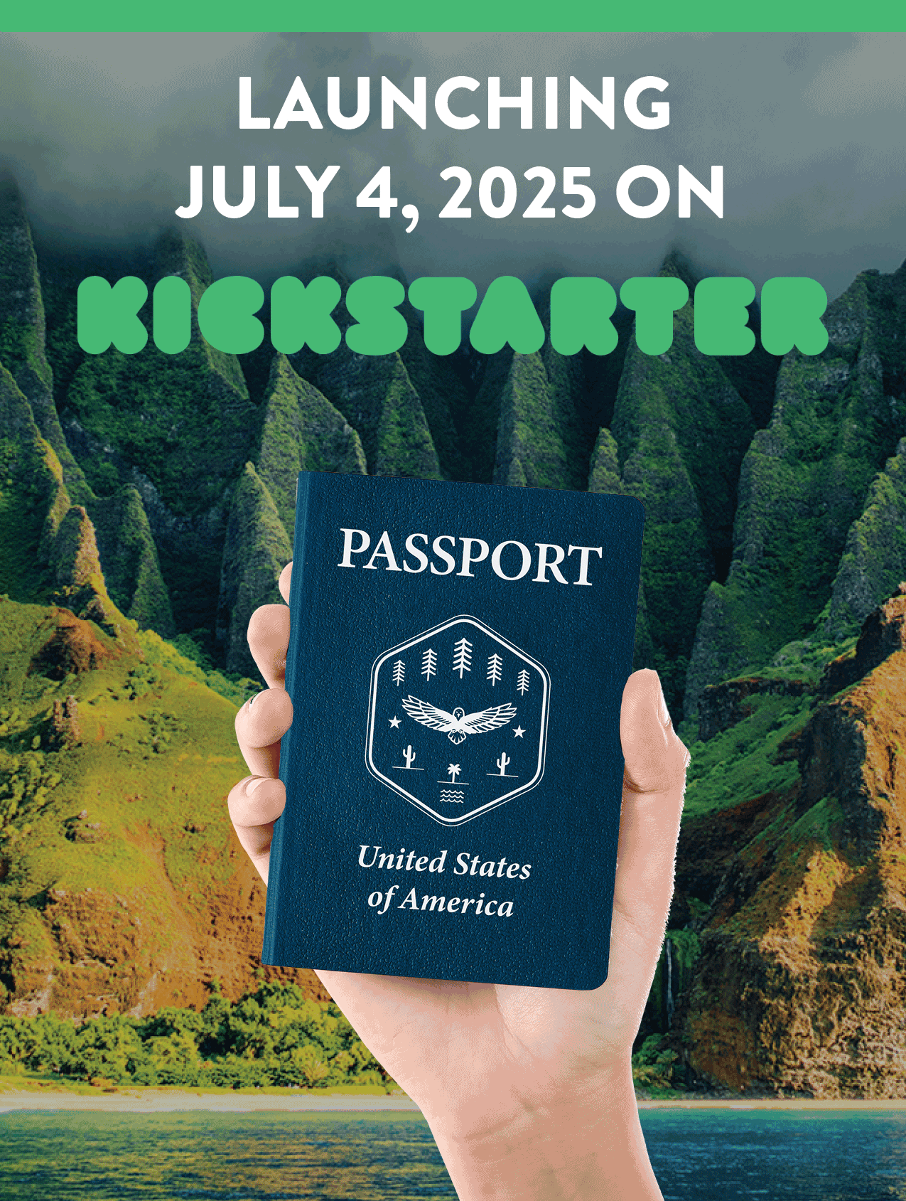 Banner Kickstarter Happy Big 250 American Adventurer's Passport 250
